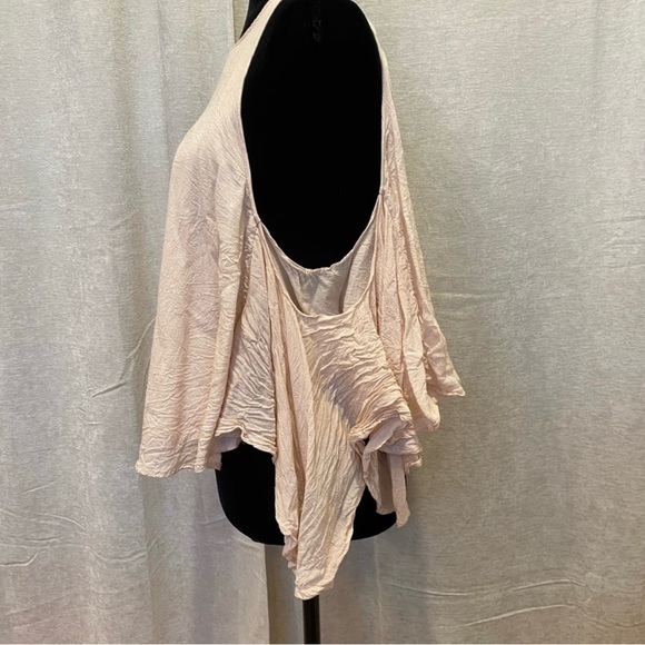 INDAH Cold shoulder blouse - Size small - light pink - Picture 5 of 7